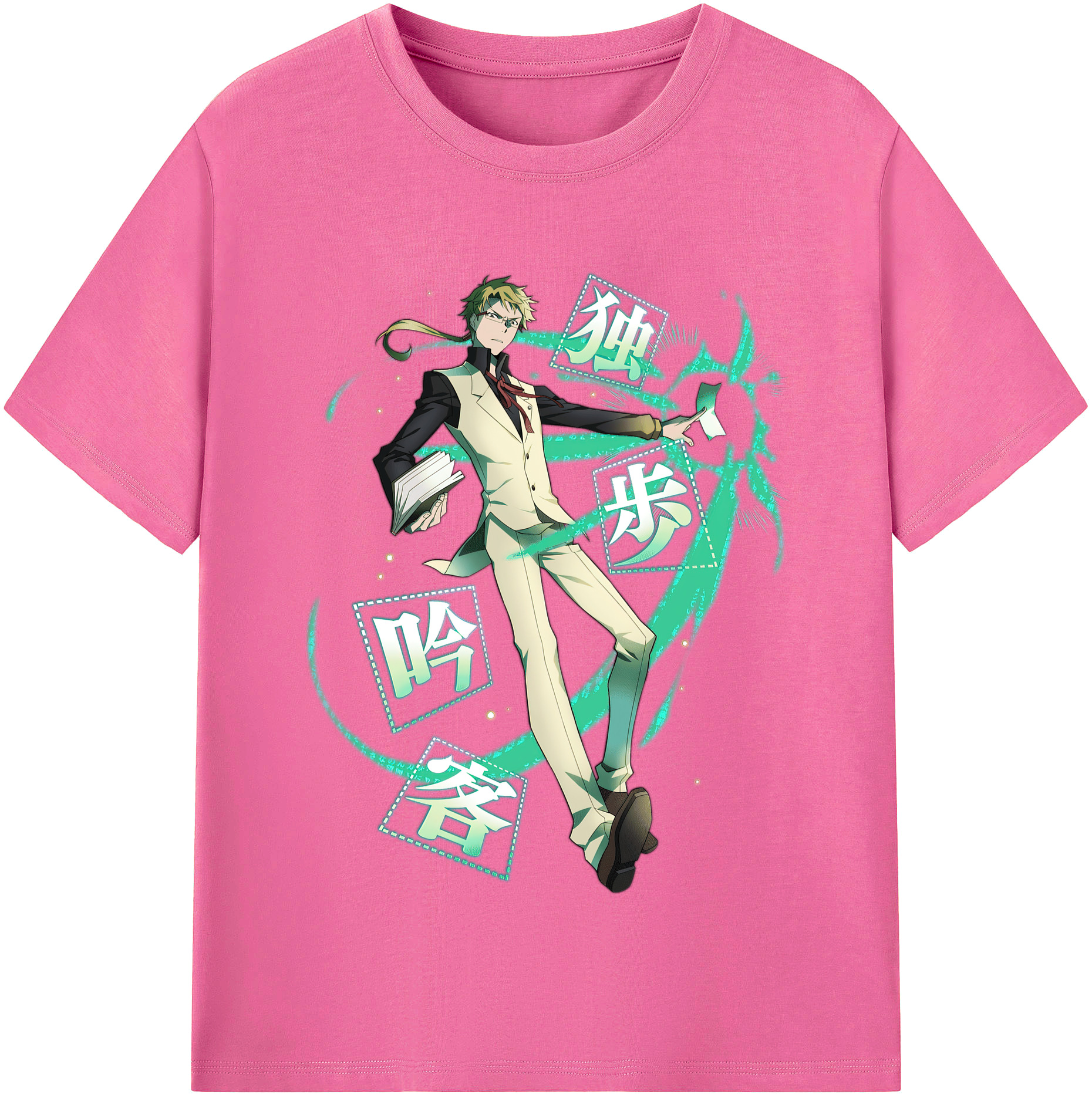 （画像用） 文豪ストレイドッグス Bungo Stray Dogs レディースカジュアルプリントTシャツ（綿100％）